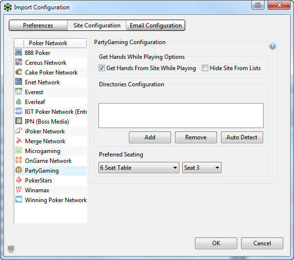 Importing Party Poker Hands PT4