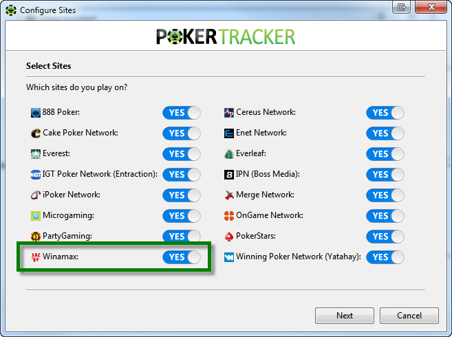 Set Up Winamax Poker Tracker 4