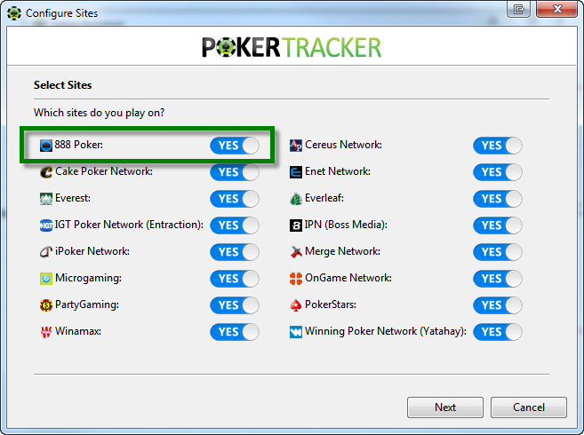Setting Up Poker Tracker 4 888