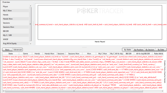 Poker Tracker 4 Error