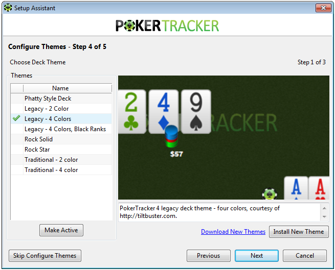 PokerTracker 4 Themes