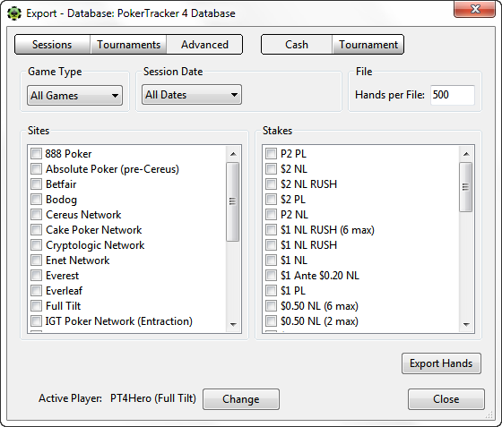 Advanced Exporting PT4