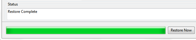 Restoration Complete