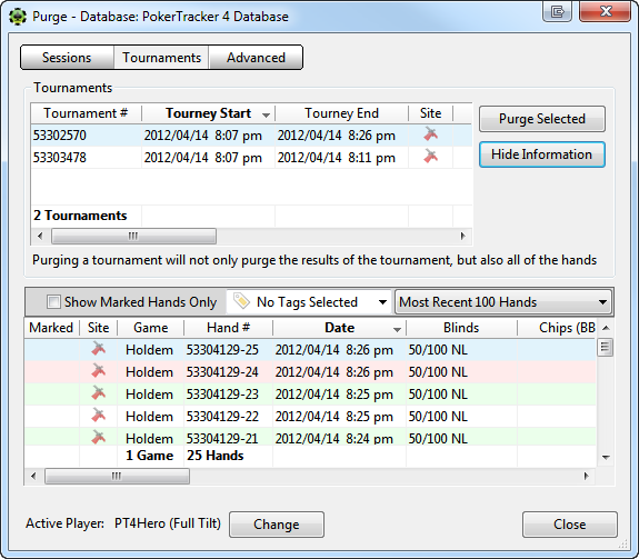 Purge PT4 Tournaments