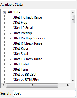 3bet stats