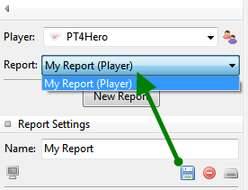 Saving Reports