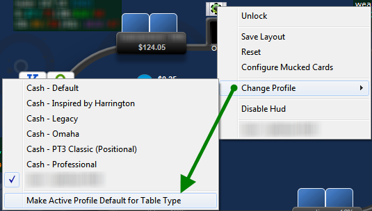 Make HUD Profile Default