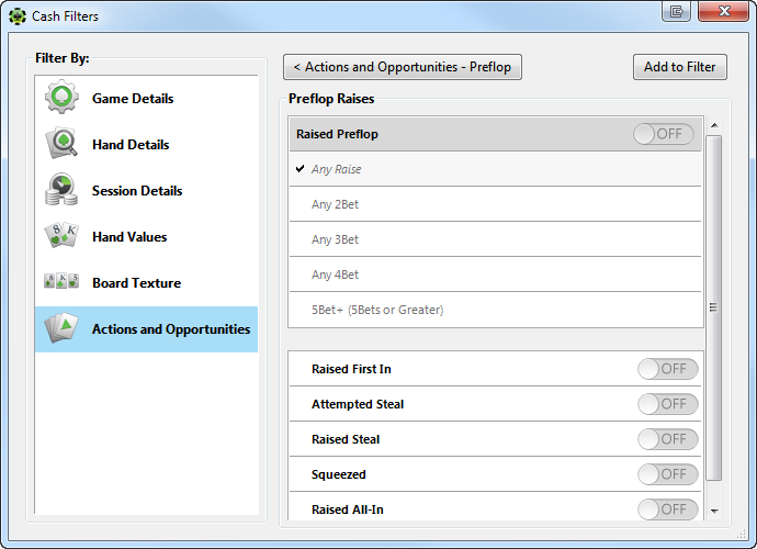 Note Tracker Filter