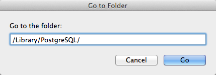 OS X Go To Folder