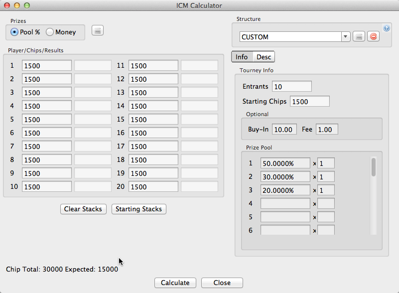 ICM Calculator