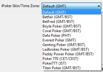 iPoker Time Zone
