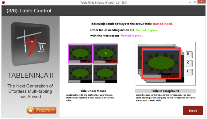 Table Control