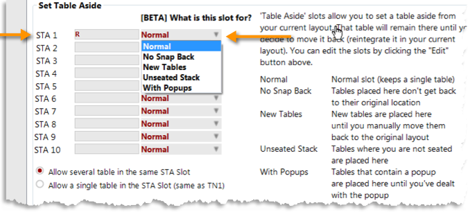 Set Table Aside