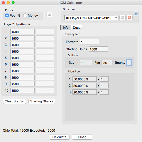 ICM Calculator