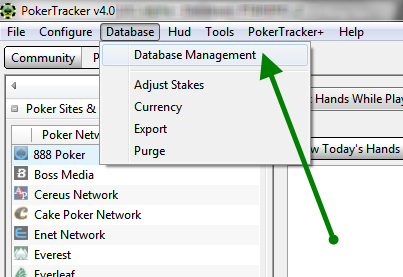 Creating A New PokerTracker 4 Database