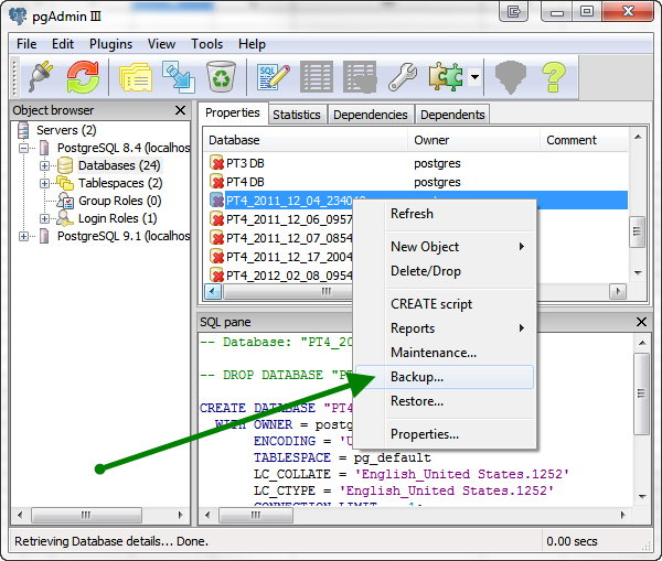 Backing Up A PokerTracker 4 Database