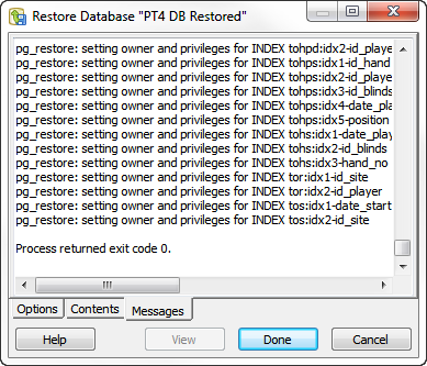 How To Restore A Poker Tracker 4 Database