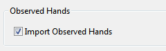 Observed Hands Option In PT4